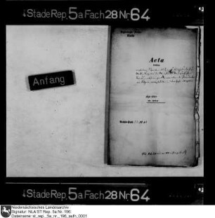 Schreiben des Herzogs Adolf Friedrich II. von Mecklenburg-Strelitz an die Gesandten des Niedersächsischen Kreisdirektoriums in Hamburg während des Güstrower Erbfolgestreits