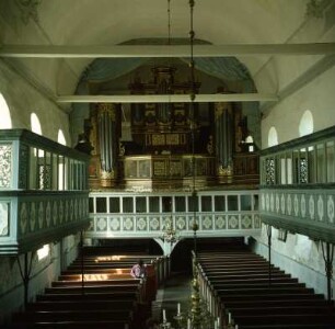 Altes Land. Arp-Schnitger-Orgel : Steinkirchen. Historische Arp-Schnitger-Orgel (1685-1687) der Kirche St. Martini et Nicolai