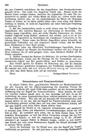 436-437, Determinismus und Verantwortlichkeit