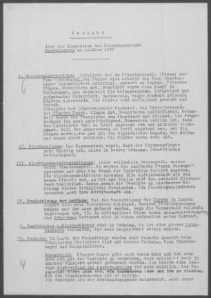 Machtolsheim: Inspektionsbericht 1955