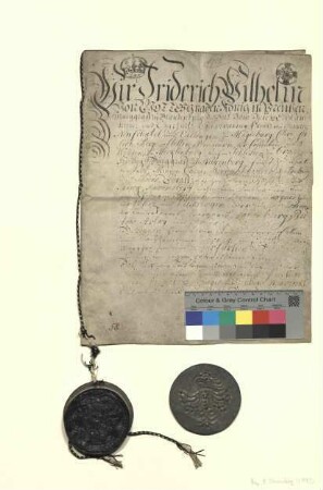 König Friedrich Wilhelm [I.], Markgraf von Brandenburg bestätigt den Bürgern der Stadt Strausberg ihre alten Rechte und Freiheiten.