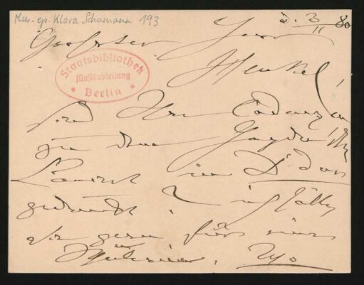 Brief an Heinrich Henkel : 03.11.1880