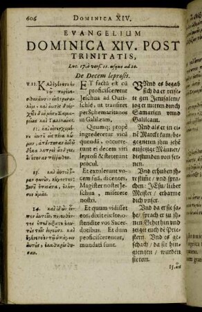 Evangelium Dominica XIV. Post Trinitatis.
