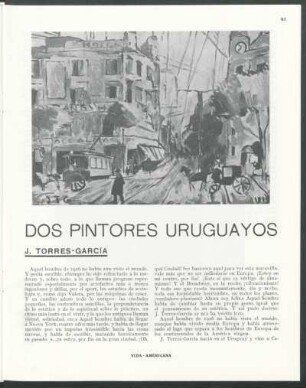 Dos pintores uruguayos