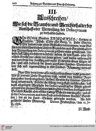 Ausschreiben / Wie sich die Beambte und ...