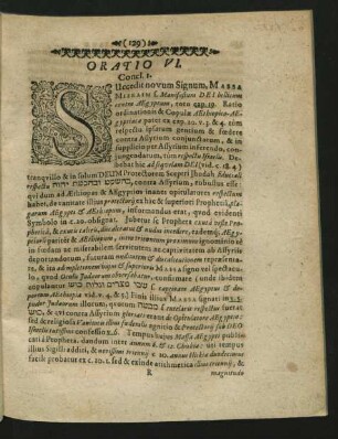 Oratio VI.
