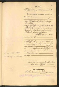 Standesamtsbuch der Stadt Aschaffenburg: Geburten 365/1900 - 184/1901