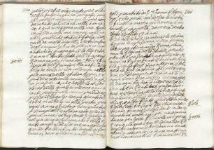 Tagebucheinträge von / appunti in diario di Reichsgraf Johann Heinrich Franz Emanuel Notthafft von Wernberg