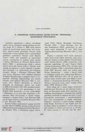 9: O "Pierwszej nowoczesnej teorii sztuki" profesora Ksawerego Piwockiego