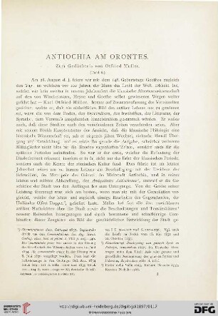 12: Antiochia am Orontes : zum Gedächtnis von Otfried Müller