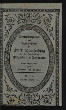 [Achtes Stück]
