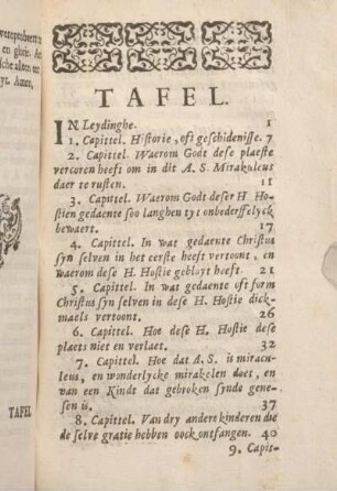Tafel.