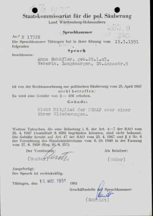 Schäfler, Anna