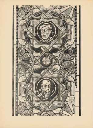 Kirchenfenster: Ansicht (aus: Drucke von Seminararbeiten der Königlich Technischen Hochschule Berlin, Bd. III)