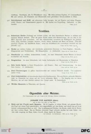 Ölgemälde alter Meister (Nr. 437-450)