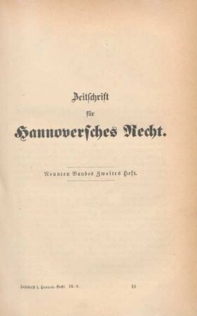 Neunten Bandes Zweites Heft