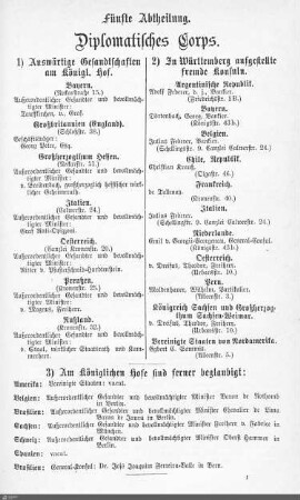 Diplomatisches Corps