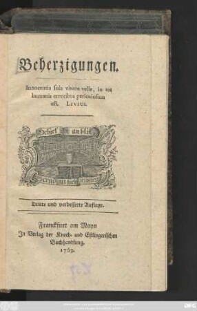 Beherzigungen