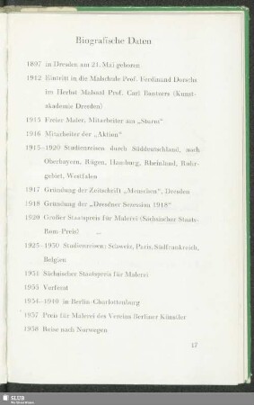 Biografische Daten
