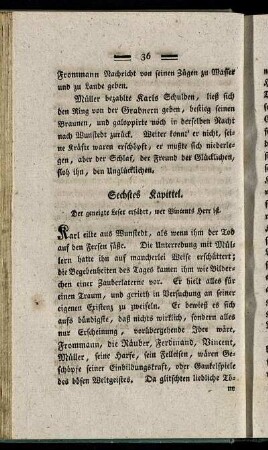 Sechstes Kapittel. - Zehntes Kapittel.