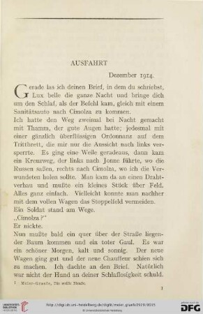 Ausfahrt