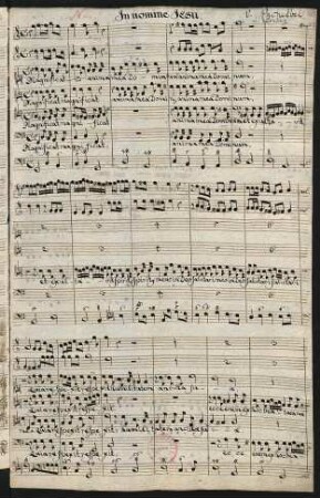 Magnificat; V (4), Coro, vl (2), b.fig; G-Dur; P 253