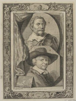 Bildnis des Jacob Jordaens und des Jan van Goyen