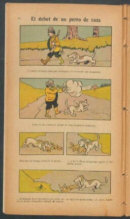 El debut de un perro de caza - [Cómic]