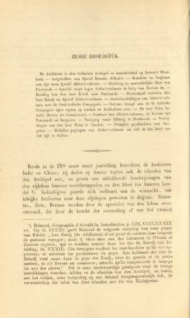 Zesde hoofdstuk. De Arabieren in den Indischen Archipel ...