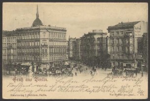 Ansichtskarte "Gruss aus Berlin, Am Halle'schen Thor" [2/3]