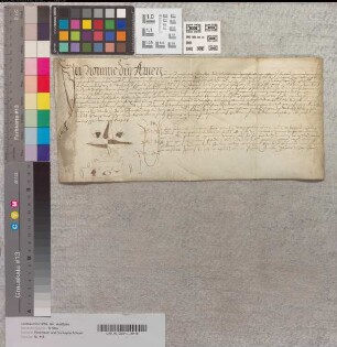 Notariatsinstrument in Betreff der Wahl des Burghard Buschen (Borchard v. Büschen) zum Domdechanten zu Minden.