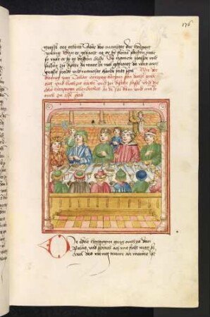 Die Herzogin beobachtet das Gastmahl anläßlich von Herpins Hochzeit