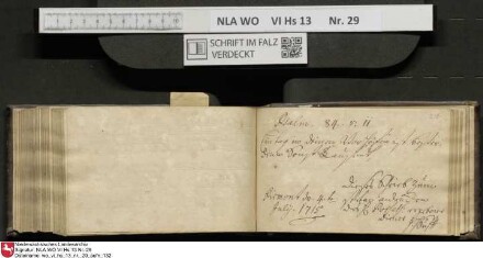 Stammbuch des Gottfried Crusius (Cruse) aus Stendal