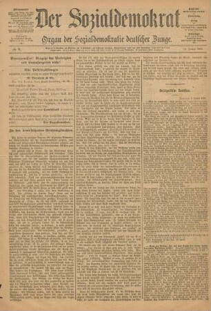 No. 2. 12. Januar 1890.