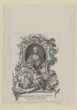 Bildnis der Maria Elisabetha de Bourbon