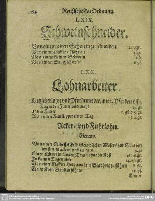 LXX. Lohnarbeiter