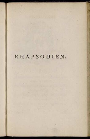 Rhapsodien