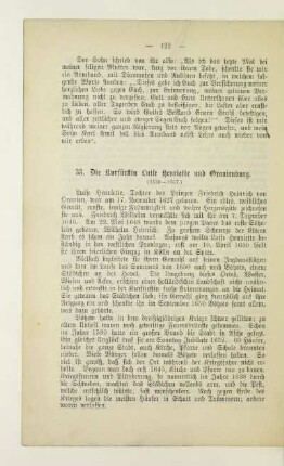 38. Die Kurfürstin Luise Henriette und Oranienburg