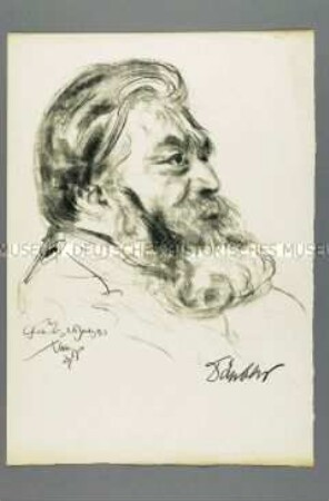 Bildnis des Dichters Theodor Däubler (3)