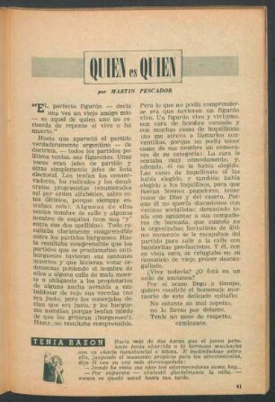 Quién es quién
