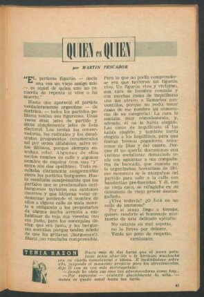 Quién es quién