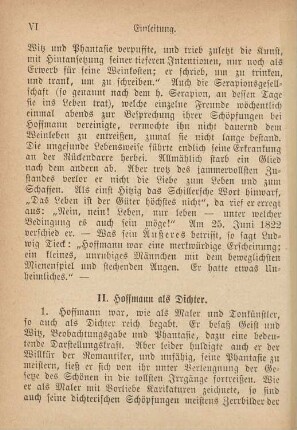 II. Hoffmann als Dichter