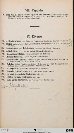 VIII. Teppiche (Nr. 328)