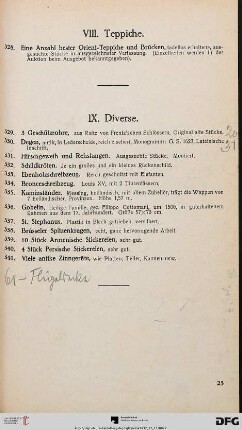 VIII. Teppiche (Nr. 328)