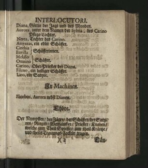 [Machinen. - Veränderungen des Schau-Platzes.]