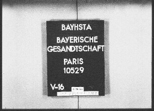 Reuß, Marie, in Bamberg, Vermittlung einer Stellung als Erzieherin in Frankreich