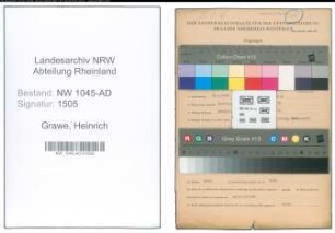 Entnazifizierung Heinrich Grawe , geb. 21.01.1906 (Beamter)