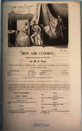 Mon ami Cléobul : comédie-vaudeville en un acte