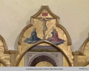 Polyptychon des heiligen Dominikus : Kreuzigung