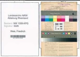 Entnazifizierung Friedrich Weis , geb. 08.07.1894 (Hausmeister)